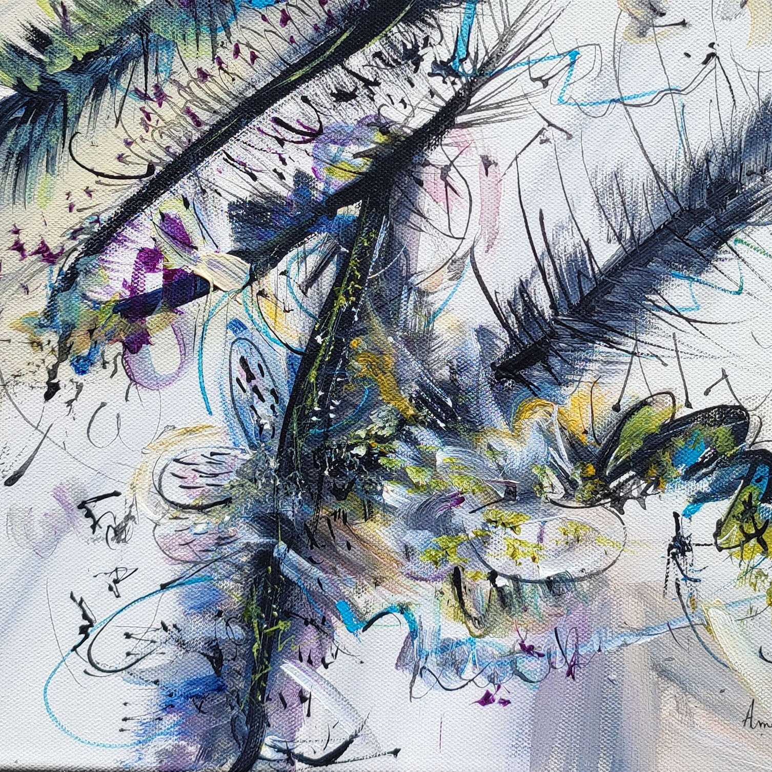 Âme Sauvage, Tourbillons, painting - Artalistic online contemporary art buying and selling gallery