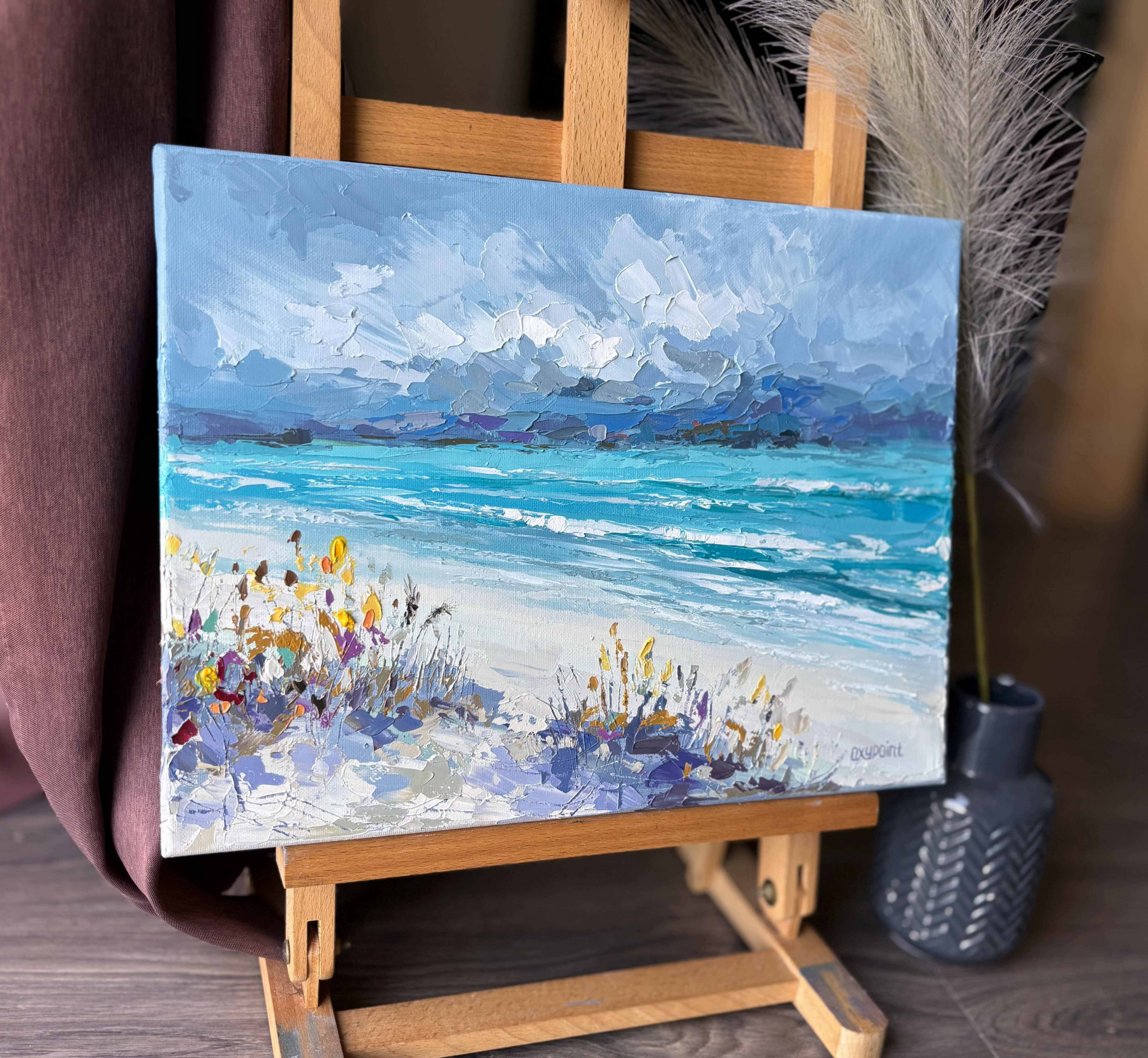 Oxypoint, Wild beach, painting - Artalistic online contemporary art buying and selling gallery