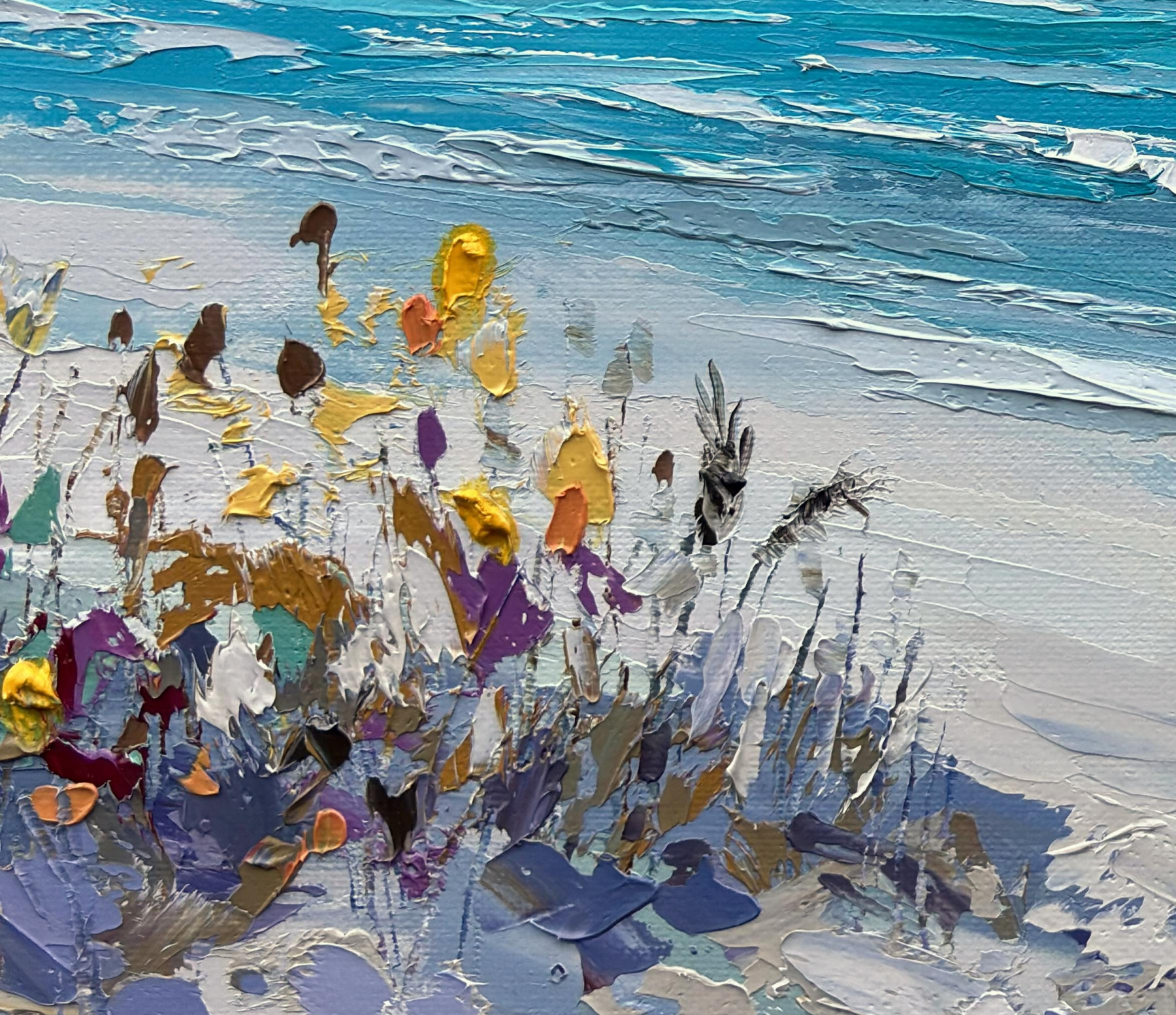 Oxypoint, Wild beach, painting - Artalistic online contemporary art buying and selling gallery
