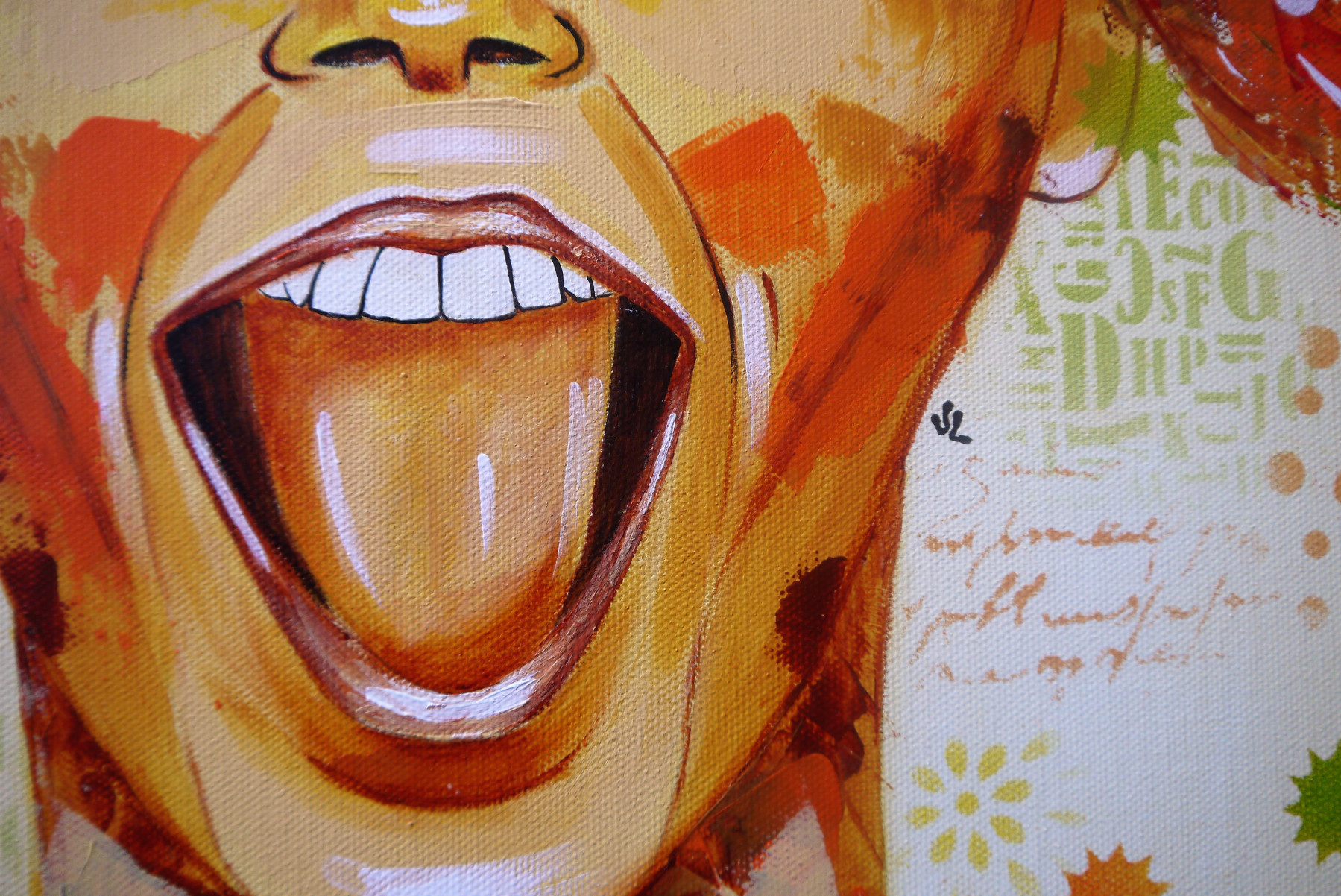 Valérie Lamarre, Zoé, painting - Artalistic online contemporary art buying and selling gallery