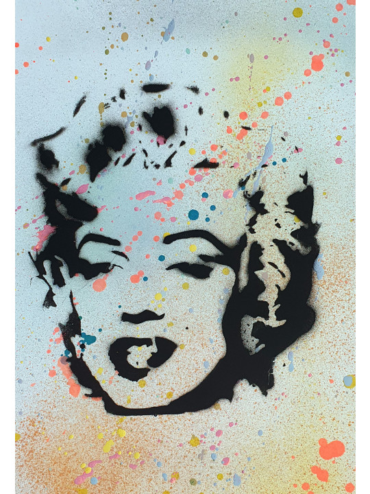 Marylin Warhol  pochoir