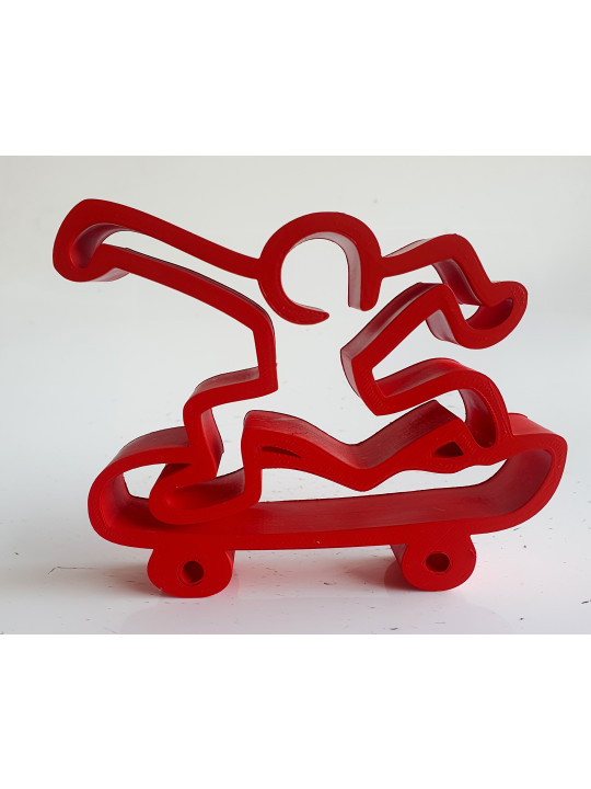 Mini skater rouge Haring