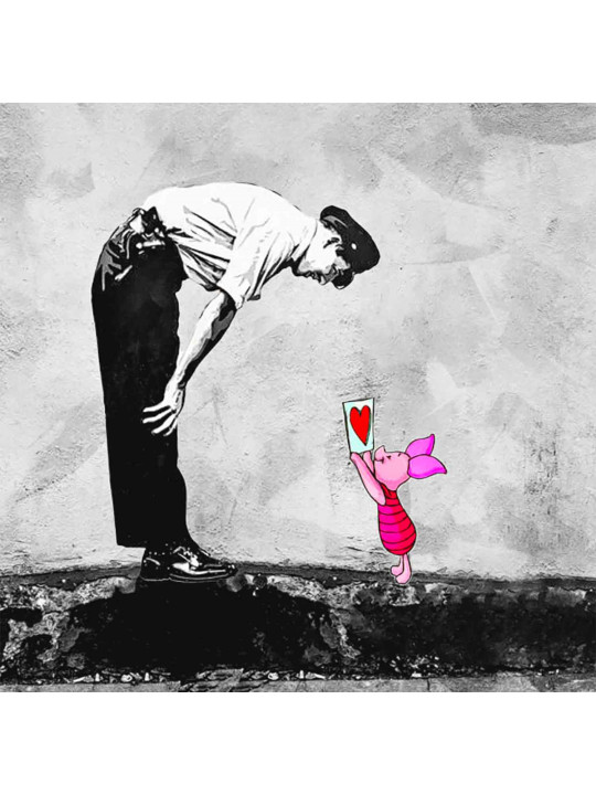 Banksy, hello Porcinet !!!