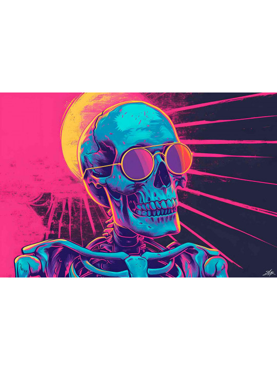 Skeleton retro