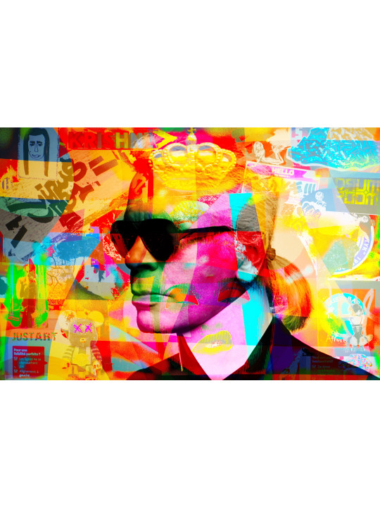 Karl Lagerfeld pop street art