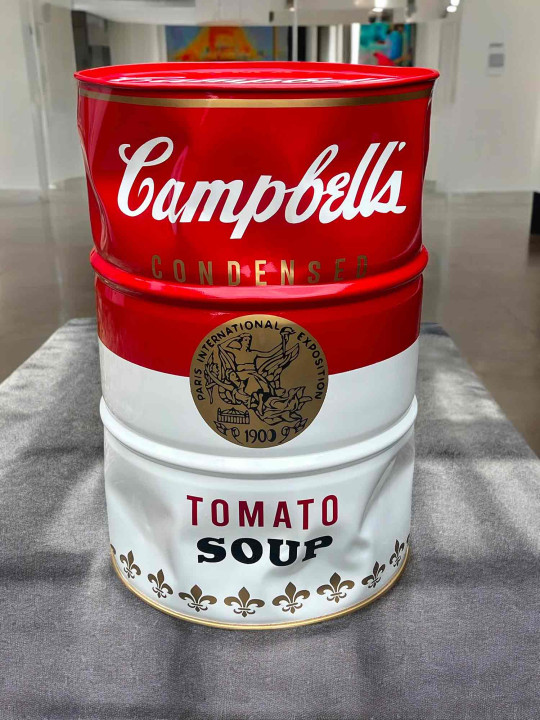 Baril Campbell's Tomato SOUP d'Andy Warhol