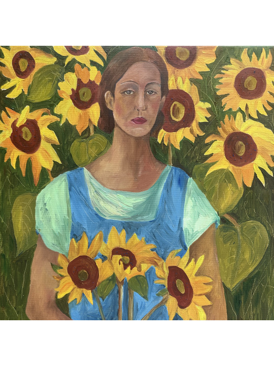 Emma in the Sunflowers