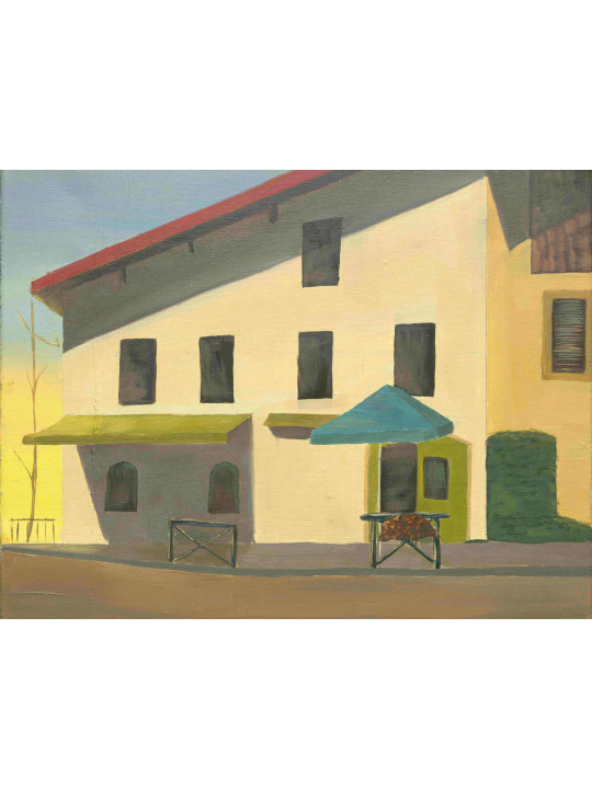 Haus am Abendlicht