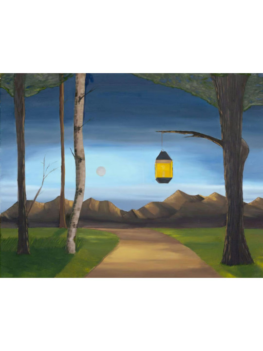 Laterne in der Nacht
