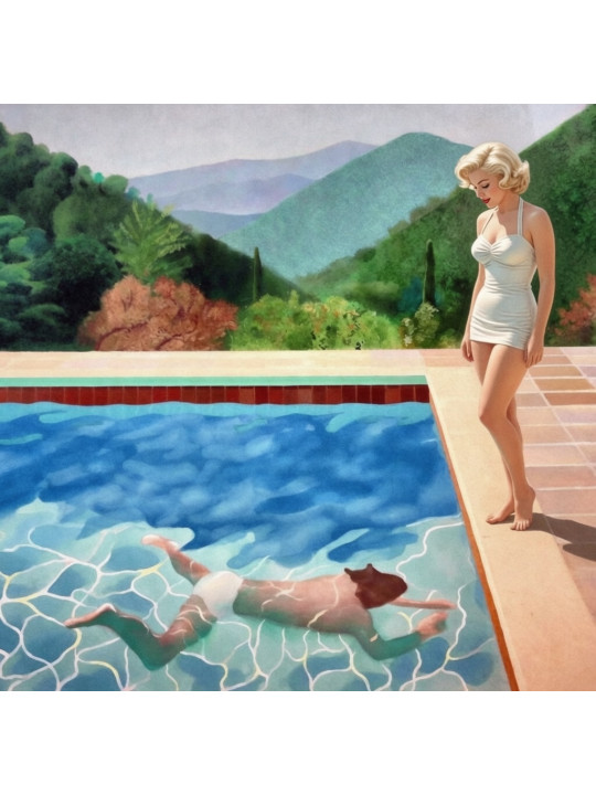 Marilyn piscine style hockney
