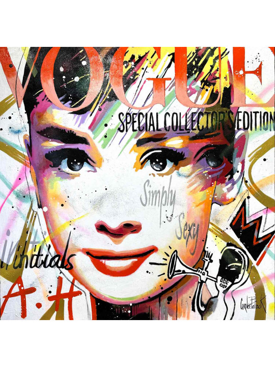 Audrey Hepburn, Vogue red