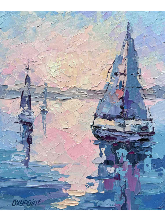 Serenity at Sunset on the Sea I