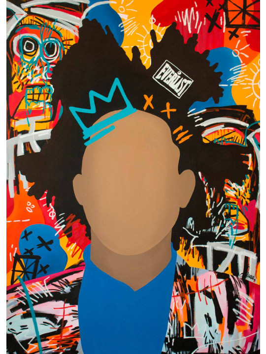 Faces And Symbols - Jean-Michel Basquiat