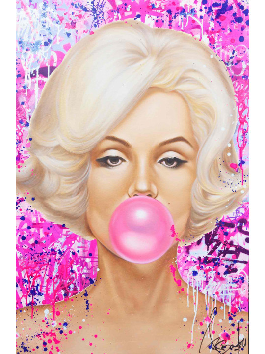 Marilyn Monroe Pink BubbleGum
