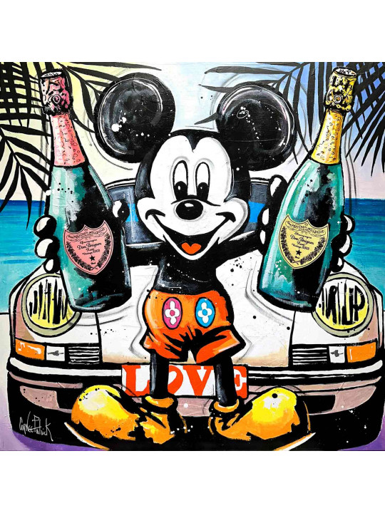 Mickey, life is beautiful in a Porsche 911