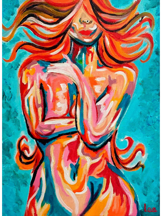 Femme au vent