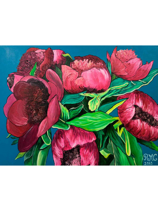 Pink peonies