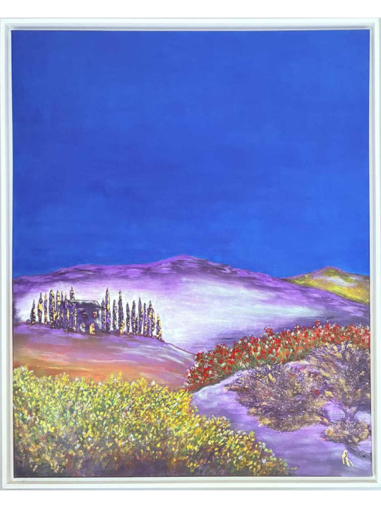 Bleu comme le ciel de Toscane