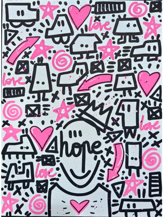 Mr Hope Heart Pink