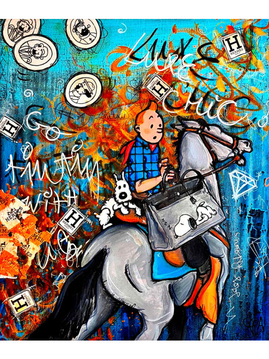 Pop Tintin Milou Snoopy X Hermès