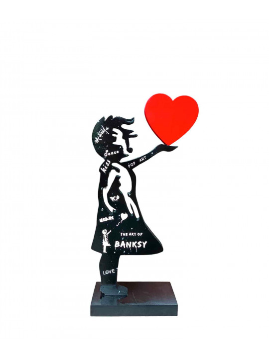 BANKSYWOOD XL BANKSY HEART