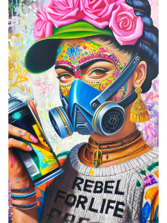Frida Kahlo Street Art