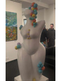 Mouna Ben Ahmed, Bubble lady, sculpture - Artalistic online contemporary art buying and selling gallery