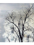 Anne Robin, Ville assoupie, painting - Artalistic online contemporary art buying and selling gallery