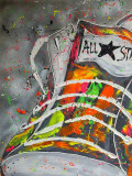 Henry Escobar, Converse All Star, painting - Artalistic online contemporary art buying and selling gallery