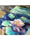 Oxypoint, Water lilies on the pond, painting - Artalistic online contemporary art buying and selling gallery
