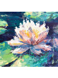 Oxypoint, Water lilies on the pond, painting - Artalistic online contemporary art buying and selling gallery