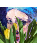 Oxypoint, Girl with a Pearl Earring, painting - Artalistic online contemporary art buying and selling gallery