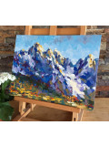 Oxypoint, Peaks of the Alps, painting - Artalistic online contemporary art buying and selling gallery