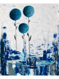 Jackie Spaeter, Pompons, painting - Artalistic online contemporary art buying and selling gallery