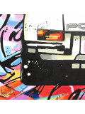 Patrick Cornée, Snoopy et la Porsche 911, painting - Artalistic online contemporary art buying and selling gallery