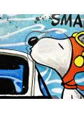Patrick Cornée, Snoopy loves the party and Porsches, painting - Artalistic online contemporary art buying and selling gallery