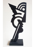 PyB, Tête Roy Lichtenstein, sculpture - Artalistic online contemporary art buying and selling gallery