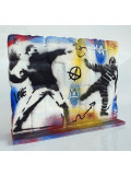 Spaco, Wall street Banksy, sculpture - Artalistic online contemporary art buying and selling gallery