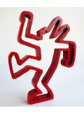 Spyddy, Chien dance Haring, sculpture - Artalistic online contemporary art buying and selling gallery