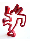 Spyddy, Chien dance Haring, sculpture - Artalistic online contemporary art buying and selling gallery