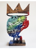Spaco, tete roi Basquiat, sculpture - Artalistic online contemporary art buying and selling gallery