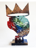 Spaco, tete roi Basquiat, sculpture - Artalistic online contemporary art buying and selling gallery