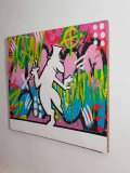 Aiiroh, La Linea, painting - Artalistic online contemporary art buying and selling gallery