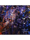 Olivier Pfleger, lavandes sauvages, painting - Artalistic online contemporary art buying and selling gallery