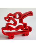 Spyddy, Mini skater Haring, sculpture - Artalistic online contemporary art buying and selling gallery