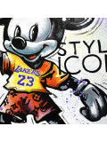 Patrick Cornée, Mickey is a Lakers fan, painting - Artalistic online contemporary art buying and selling gallery