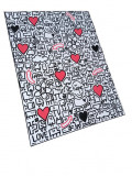 Mr Hope, Mr.Hope et son monde heart, painting - Artalistic online contemporary art buying and selling gallery
