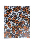 Mr Hope, Orange blanc, painting - Artalistic online contemporary art buying and selling gallery