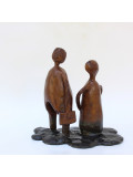 Didier Fournier, couple, sculpture - Artalistic online contemporary art buying and selling gallery