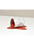 Yannick Bouillault, le vieux pot de peinture rouge, sculpture - Artalistic online contemporary art buying and selling gallery